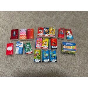 23 small packs of Kleenex and tissues